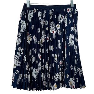 Jason WU for Target Skirt Pleated Navy Cottagecore Floral Feminine Size 2